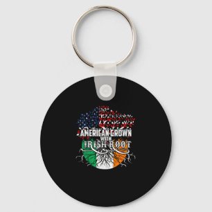 American Grown Irish Root Flag Ireland St Patricks Schlüsselanhänger