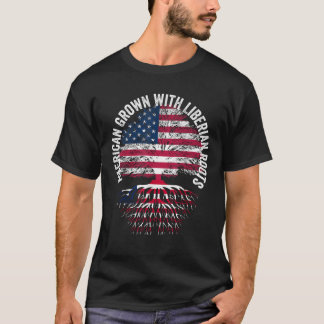 American Grown Liberian Roots Familienerbe USA T-Shirt