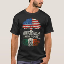American Grown mit Irish Roots Ireland Flag