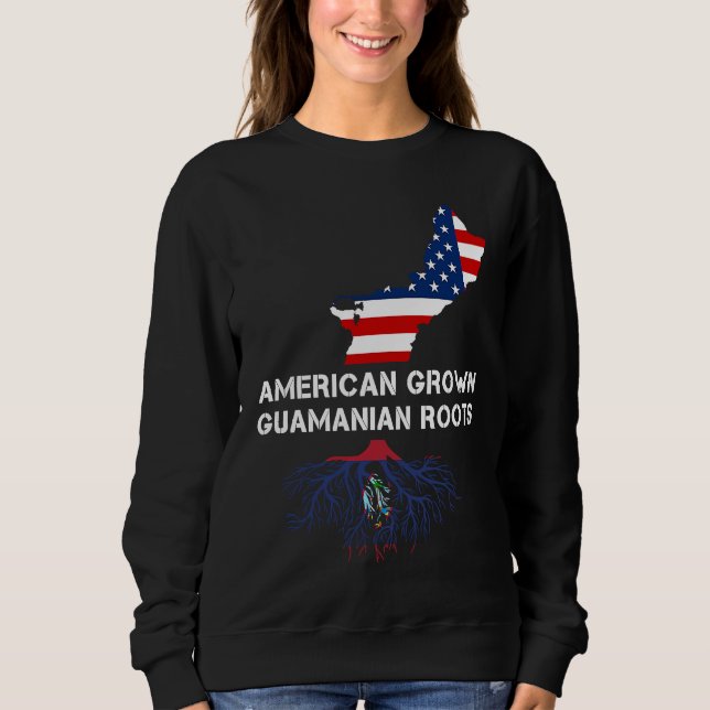 American Grown Root Guam Chamorro Sweatshirt (Vorderseite)