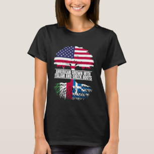 American Grown with Flag Heritage Italienischer Gr T-Shirt