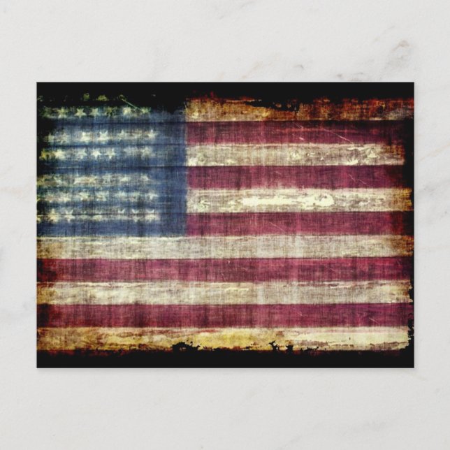 American Grunge Postkarte (Vorderseite)