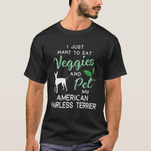 American Hairless Dog Cigar Lover Eigentümer Birth T-Shirt