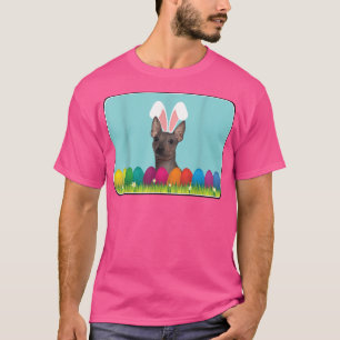 American Hairless Terrier w Bunny Ears T-Shirt