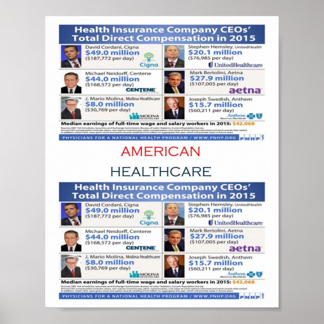 American Healthcare Poster (Vorne)