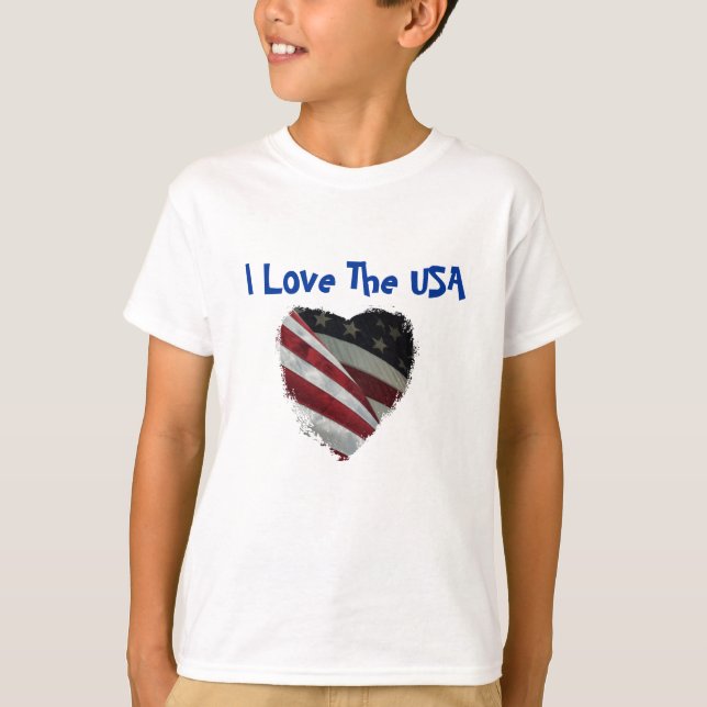 American Heart Flag T-Shirt (Vorderseite)