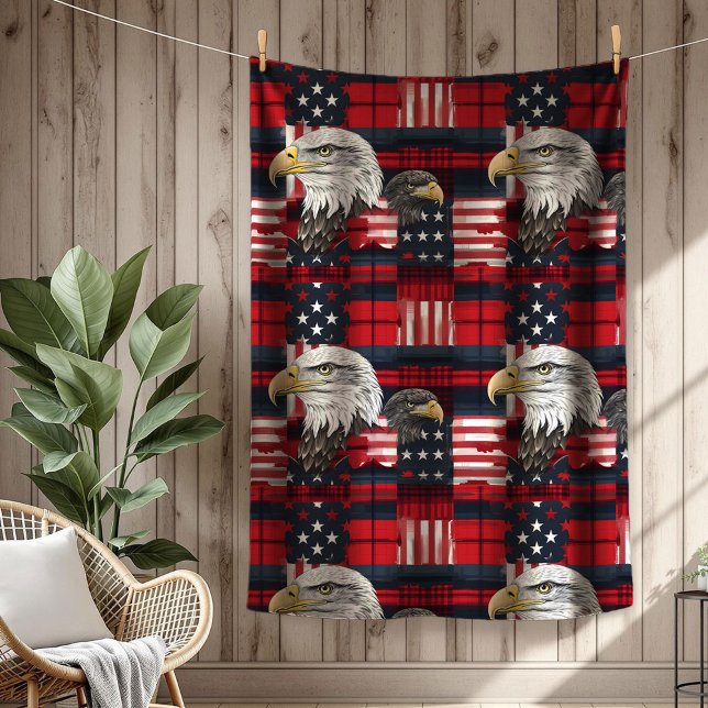 American Heritage Blanket Eagle Stolzdecke Fleecedecke (American Heritage Blanket Eagle Pride Throw)