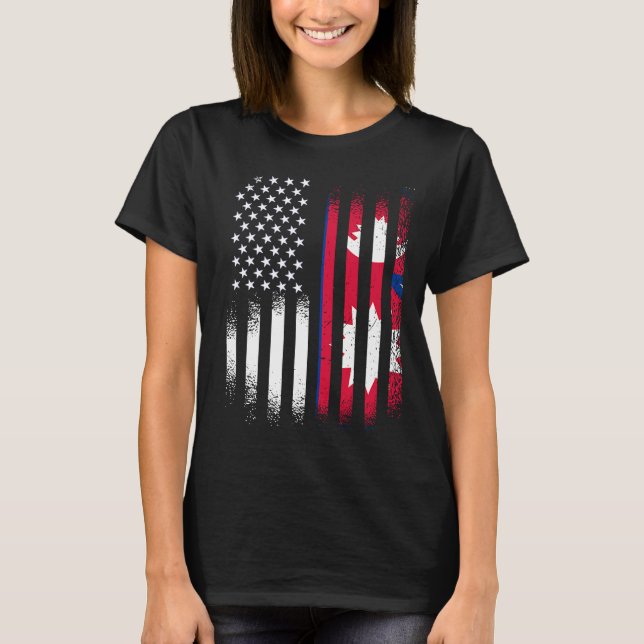 American Heritage Month Albanien Patriot G T-Shirt (Vorderseite)