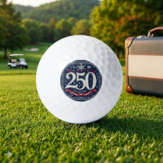 American Heritage USA 250 Jahrestag Unabhängigkeit Golfball