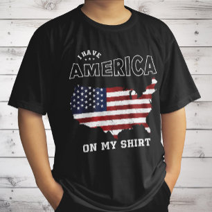 American Heritage USA Flag, ich habe Amerika auf m T-Shirt