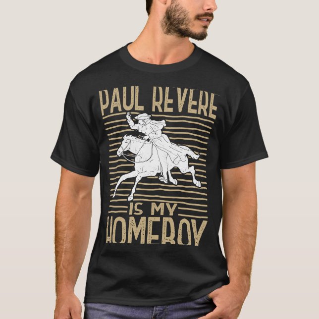 American History Paul Revere T-Shirt (Vorderseite)
