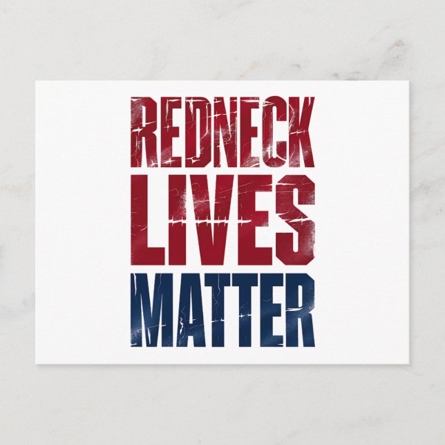 American Holiday Redneck Matter 4. Juli USA Postkarte (Vorderseite)