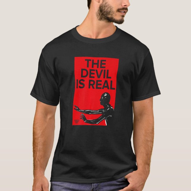 American Horror Hotel Devil Is Real   T-Shirt (Vorderseite)