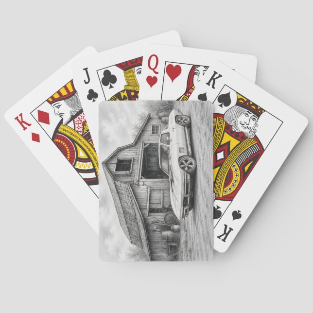 American Hot Rod Spielkarten (Rückseite)