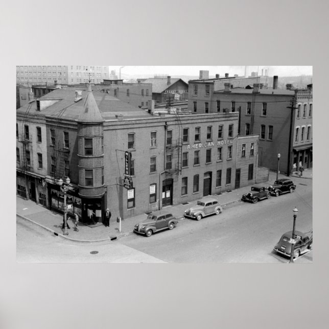 American Hotel, Dubuque, Iowa, 1940 Poster (Vorne)