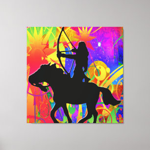 American Hunter Stretched Canvas Print Leinwanddruck