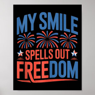 American Independence Day Männer Frauen Juli t Poster