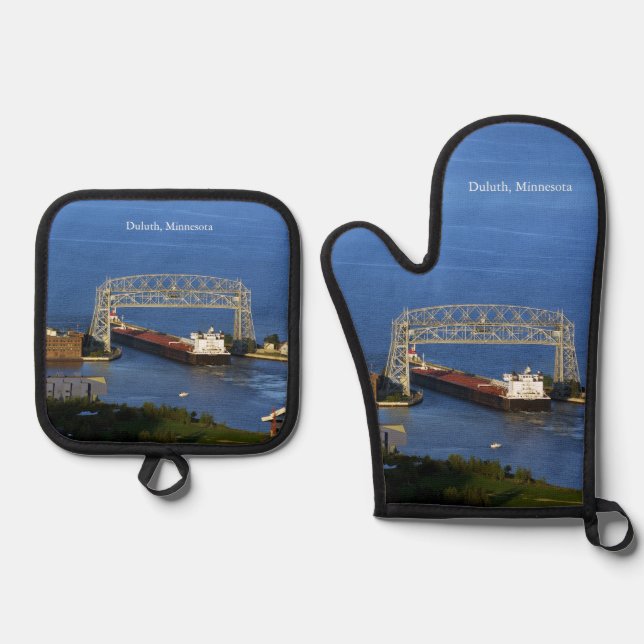 American Integrity Departure Duluth, MN Ofenhandschuh & Topflappen-Set (Vorderseite)