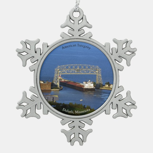 American Integrity Duluth Ball/Snowflake Ornament (Vorderseite)