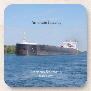 American Integrity Set 6 Kunststoff-Untersetzer Untersetzer