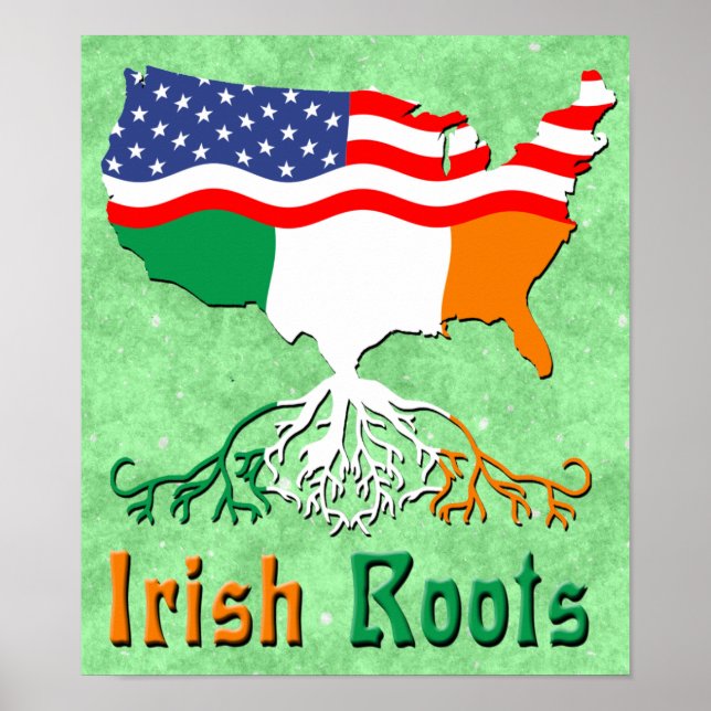 American Irish Roots Poster (Vorne)