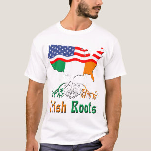 American Irish Roots T Shirt