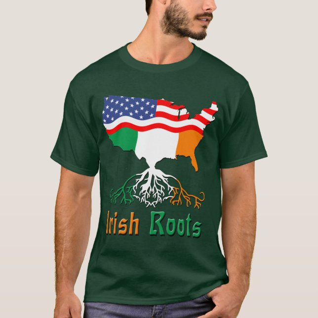 American Irish Roots T - Shirt (Vorderseite)