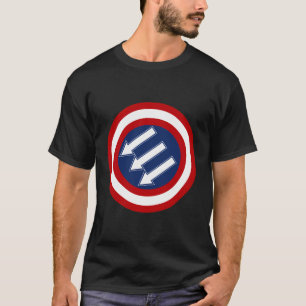 American Iron Front Retro Vintag Symbol Usa Flagge T-Shirt