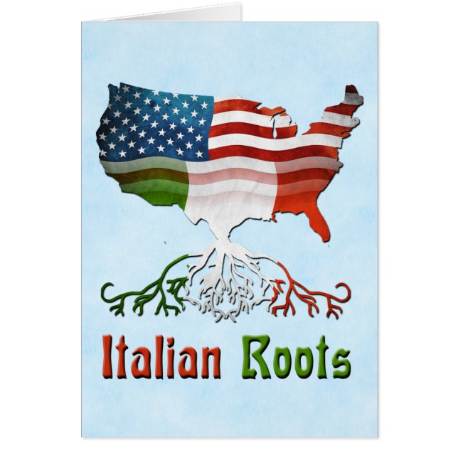 American Italian Roots Card (Vorne)