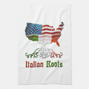 American Italian Roots Kitchen Handtücher