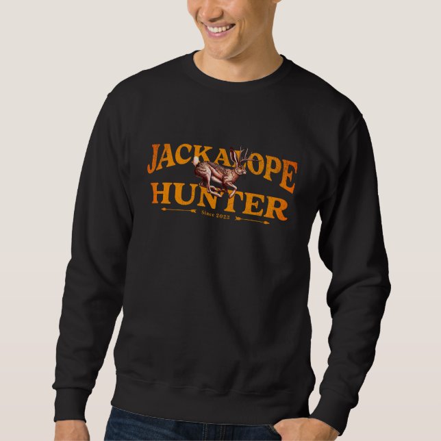 American Jackalope Hunter Graphic Sweatshirt (Vorderseite)