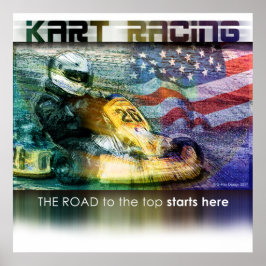 American Karting Poster