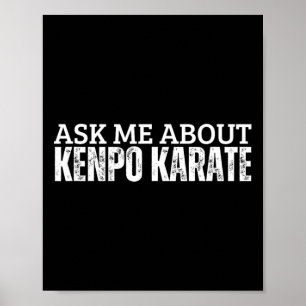 American Kenpo Coach Fragte mich über Kenpo Karate Poster