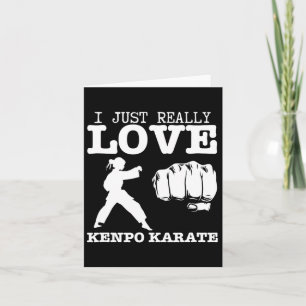 American Kenpo Girl Coach I gerade wirklich Liebe Karte