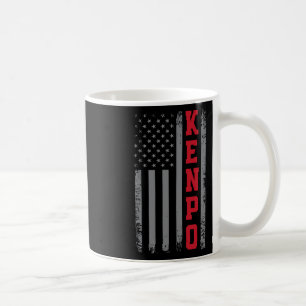 American Kenpo Karate Design USA Flagge Martial Ar Kaffeetasse