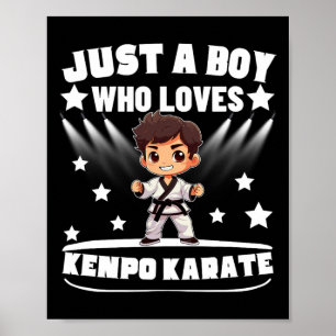 American Kenpo Nur ein Junge, der Kenpo Karate Lie Poster