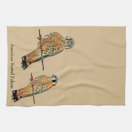 American Kestrel Falcon Geschirrtuch