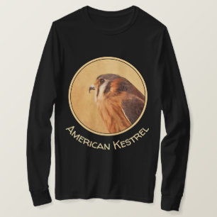 American Kestrel Painting - Original Bird Art T-Shirt