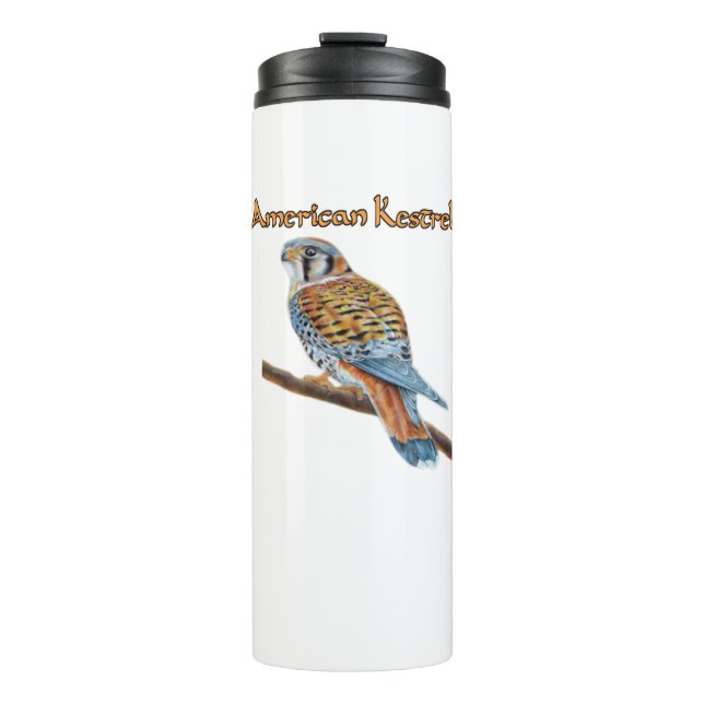 American Kestrel Thermal Tumbler Thermosbecher (Vorderseite)