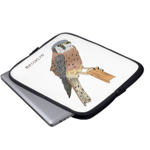 American Kestrel Vogelillustrierung Laptopschutzhülle