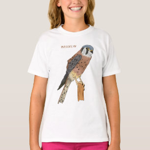 American Kestrel Vogelillustrierung T-Shirt