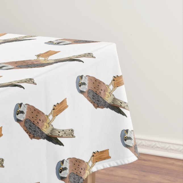 American Kestrel Vogelillustrierung Tischdecke (Beispiel)