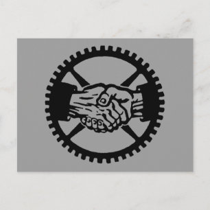 American Labour Party Einladungspostkarte