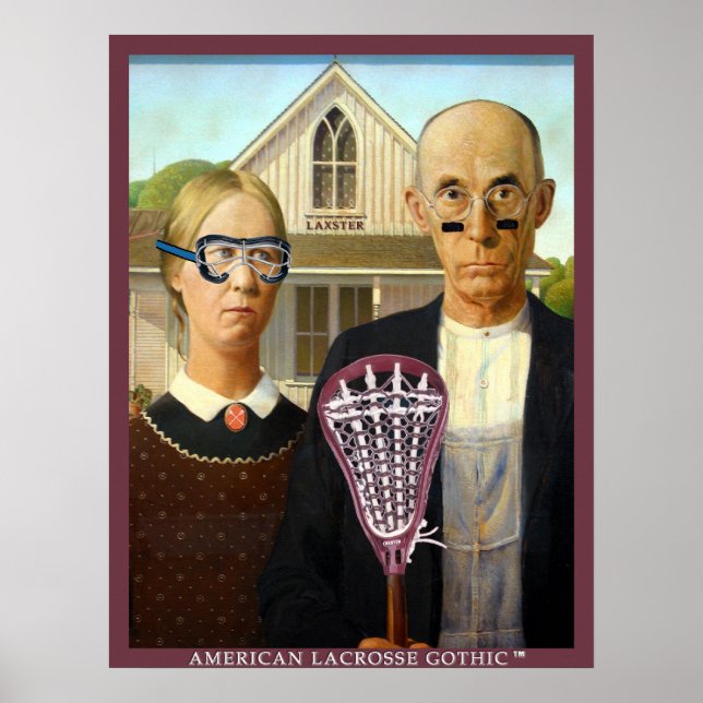 American Lacrosse Gothic Poster (Vorne)