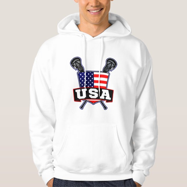 American Lacrosse Logo Hoodie (Vorderseite)