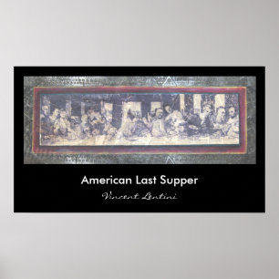 American Last Supper Poster