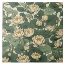 American Lotus Blume Muster