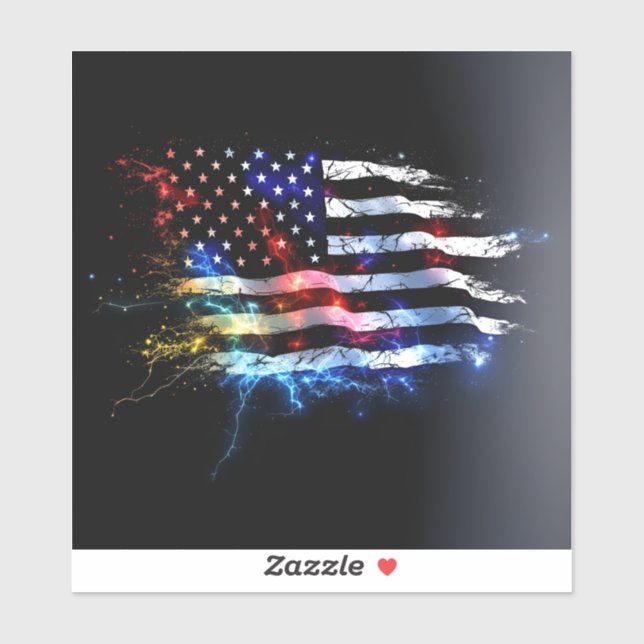 American Made Aufkleber (Blatt)