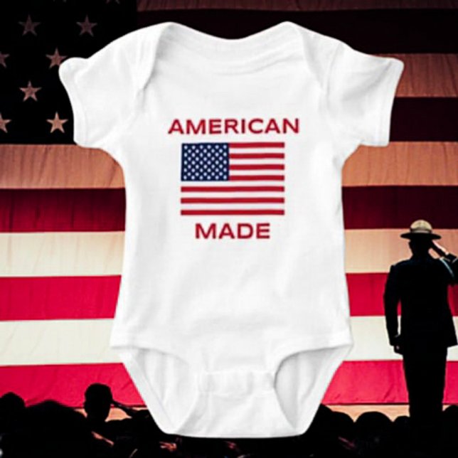 American Made Baby Bodysuit - stolz Geboren im Baby Strampler (Von Creator hochgeladen)
