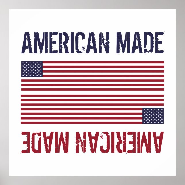 American Made, Flag der Staaten Poster (Vorne)